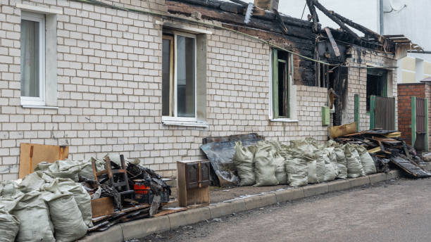 Professional Smoke Damage Removal technician working in Marlton, NJ